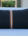 Jasper Pillow Cover | Black 15.7x31"