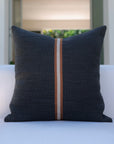 Jasper Pillow Cover | Black 25x25"