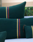 Jasper Pillow Cover | Green 15.7x31"