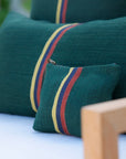 Jasper Pillow Cover | Green 15.7x31"