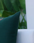 Jasper Pillow Cover | Green 25x25"