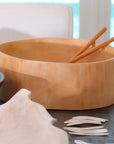Oversized Mango Wood Bowl