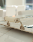 Polished Nickel Square Decorative Tray