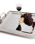 Polished Nickel Square Decorative Tray