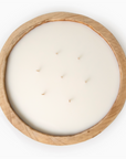 Circular Wood Candle