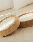 Circular Wood Candle
