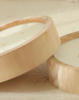 Circular Wood Candle