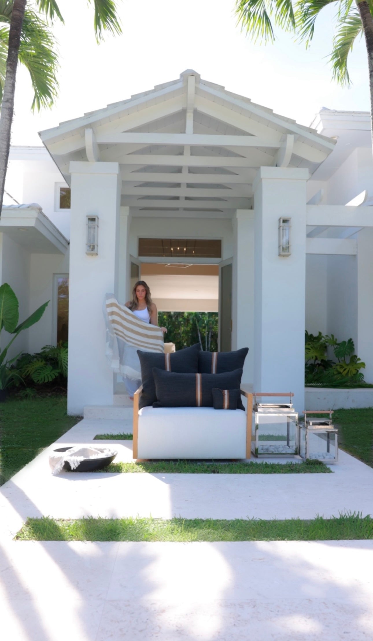 The Belgian Towel | Fouta Ash Stripe