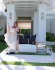 The Belgian Towel | Fouta Ash Stripe