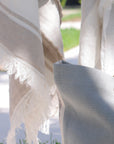 The Belgian Towel | Fouta Flax Stripe