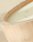 Circular Wood Candle