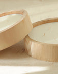 Circular Wood Candle
